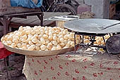 Varanasi - the old city is a cramped labyrinth crowded by pilgrims and street sellers 